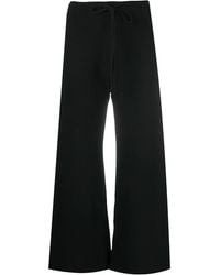 Nili Lotan - Drawstring Cropped Track Pants - Lyst