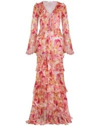 LES FILLES D'EVA - Ruffled Tiered Dress - Lyst