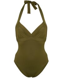 Eres Bañador con cuello halter - Verde