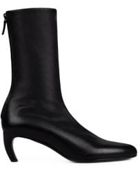Victoria Beckham - Harlow Stretch-Leather Boots - Lyst