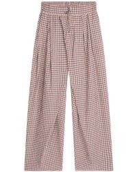 Dries Van Noten - Draped Cotton Pants - Lyst