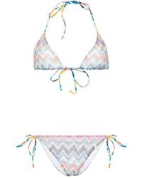 Missoni - Triangle Bikini Set - Lyst