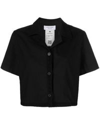 Marine Serre - Regenerated Household Linen Cotton Shirt - Lyst