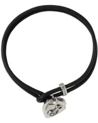 Burberry - B Shield Lederarmband - Lyst