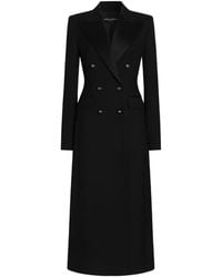 Dolce & Gabbana - Double-Breasted Coat - Lyst