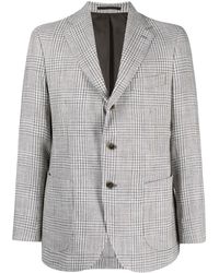MAN ON THE BOON. - Check-pattern Single-breasted Blazer - Lyst