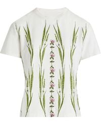 Giambattista Valli - Jardin Du Cap Cotton T-shirt - Lyst
