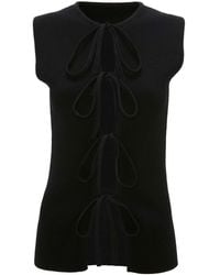 JW Anderson - Bow-tie Ribbed Tank Top - Lyst