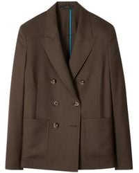 Paul Smith - Blazer Con Doble Botonadura - Lyst