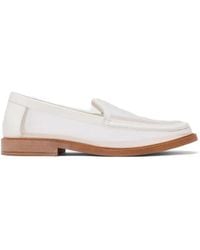 Maje - X Blanca Miró Leather-Trim Loafers - Lyst