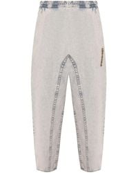 Y. Project - Logo-embroidered Cotton Jeans - Lyst