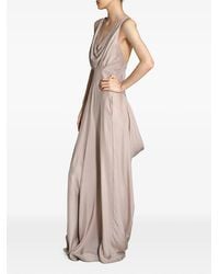 YANGKEHAN - Maxi Draped Open-Back Dress - Lyst
