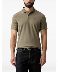 Barbour - Barnard Logo-Embroidered Short-Sleeved Polo Shirt - Lyst
