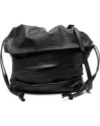 discord Yohji Yamamoto - Leather Cross Body Bag - Lyst