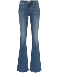 FRAME Le High Flare Jeans - Blue