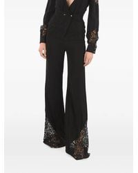 Philipp Plein - Lace-Panelled V-Neck Jumpsuit - Lyst