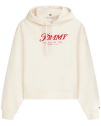 Tommy Hilfiger - Drawstring Hooded Sweatshirt - Lyst