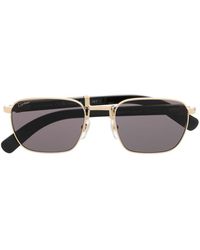 Cartier - Square-frame Tinted Sunglasses - Lyst