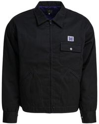 Needles - Pe/C Twill Logo Chest-Pocket Jacket - Lyst