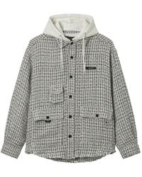 Musium Div. - Tweed-Effect Hooded Jacket - Lyst
