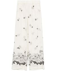 P.A.R.O.S.H. - Silk Trousers - Lyst
