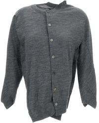 Junya Watanabe - Asymmetric Button-Up Cardigan - Lyst