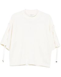 Max Mara - Lace-Up Drop-Shoulder Top - Lyst