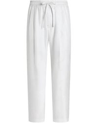 Dolce & Gabbana - Silk Twill Jogging Trousers - Lyst