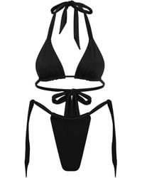 Let's Swim - Bikinislip Met Gestrikte Zijkant - Lyst