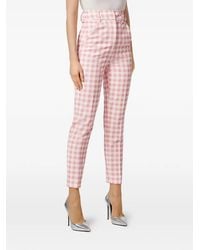 Philipp Plein - Vichy Office Trousers - Lyst