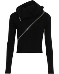 Jean Paul Gaultier - Maglione A Collo Alto Con Zip - Lyst