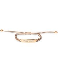 Miu Miu - Cotton And Metal Bracelet - Lyst