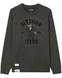 Izzue - Graphic-Print Long-Sleeve Sweater - Lyst