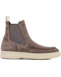 Officine Creative - Suede Chelsea Boots - Lyst