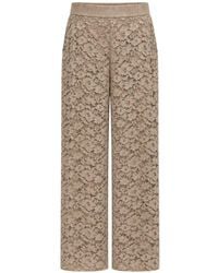 Clips - Floral-Lace Trousers - Lyst