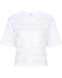 Brunello Cucinelli - T-shirts And Polos White - Lyst