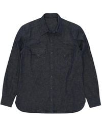 Fortela - Ntex Japanese-Chambray Shirt - Lyst