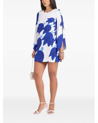 Themis Z - Theano Sabra Split-Sleeve Mini Dress - Lyst