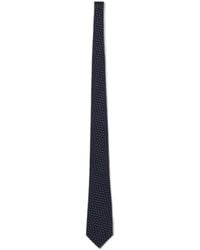 ZEGNA - Polka-Dot Silk Tie - Lyst