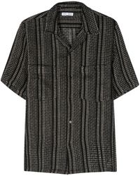 Cmmn Swdn - Crochet-knit Striped Shirt - Lyst
