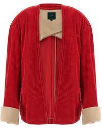 Jejia - Corduroy Open-Front Jacket - Lyst