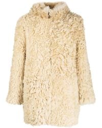 ERL - Faux-Fur Hooded Coat - Lyst