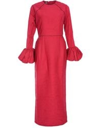 Baruni - Talia ラッフル マキシドレス - Lyst