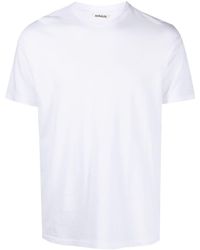 AURALEE - Crew-neck Cotton T-shirt - Lyst