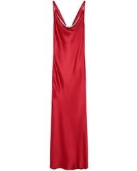 Versace - Abito Da Sera Con Inserto - Lyst