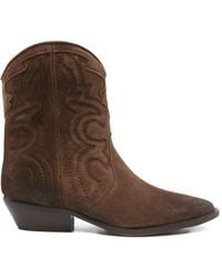 Julie Dee - Ankle Cowboy Boots - Lyst