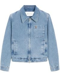 Ami Paris - Jacket Adc Zipped Jacket - Lyst