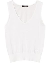 Twinset - V-Neck Knitted Vest - Lyst