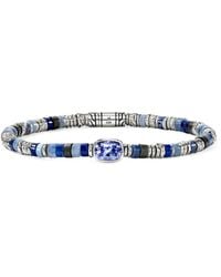 John Hardy - Bracelet Heishi En Tanzanite - Lyst