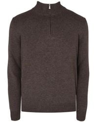 Gran Sasso - Quarter-Zip Sweater - Lyst